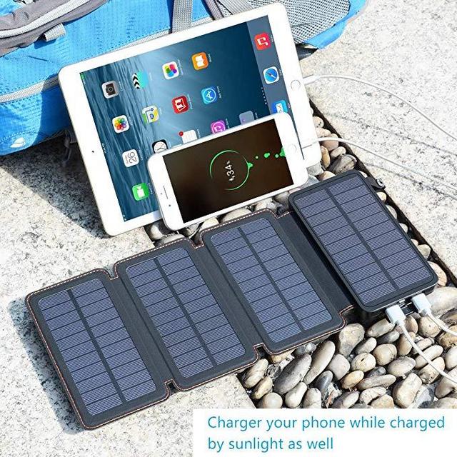 SOARAISE Solar Charger 25000mAh Portable Power Bank