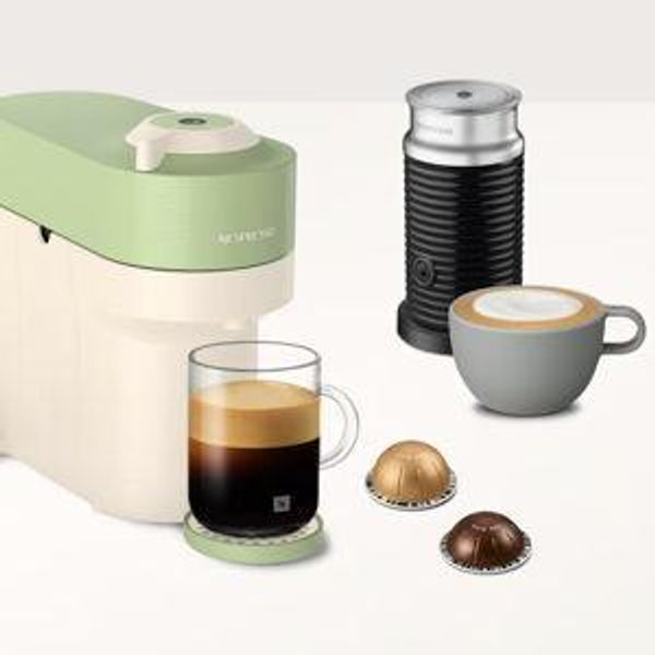 Vertuo Pop+ Pistachio & Aeroccino3 Milk Frother