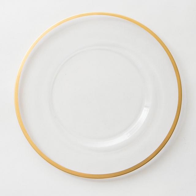 Casa de Perrin Halo Glass Charger | Gold