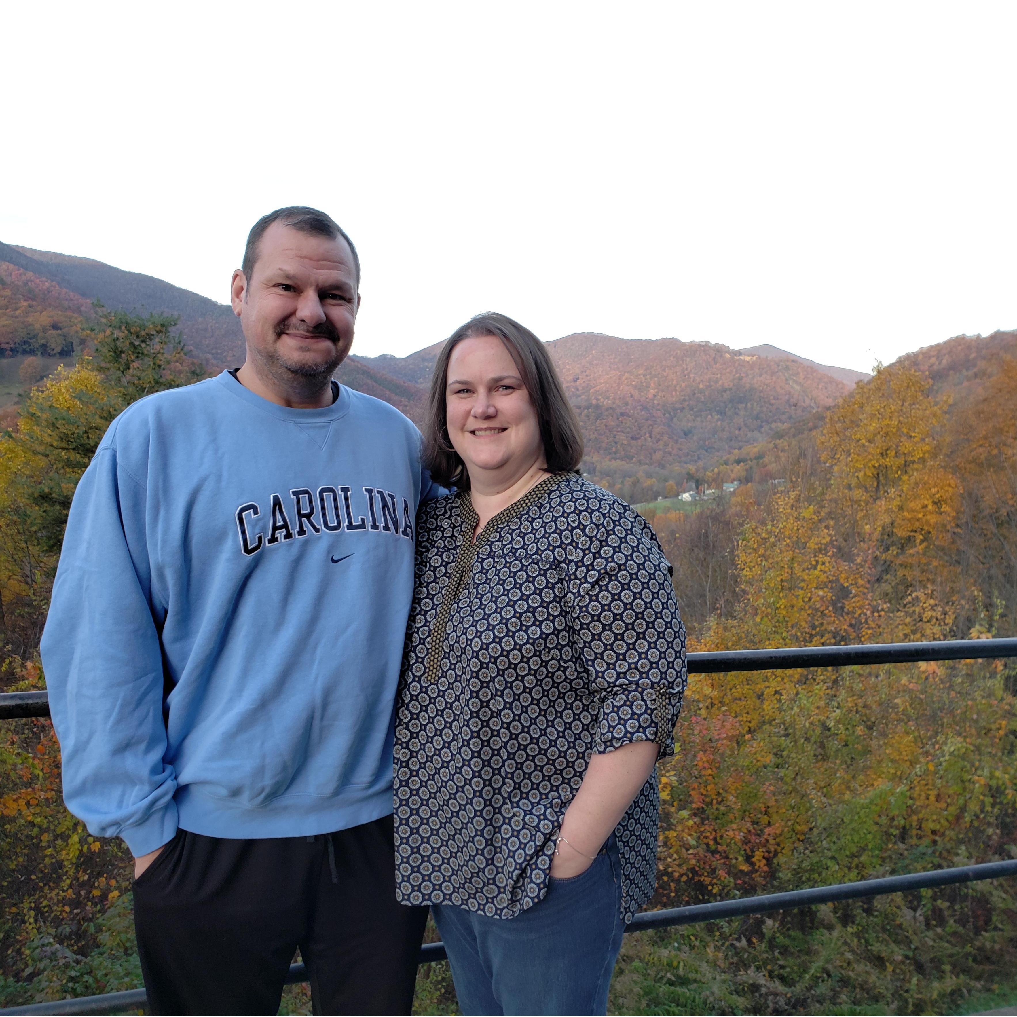 In one of our favorite places...Maggie Valley.