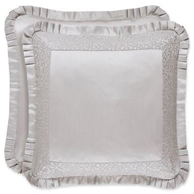 J. Queen New York™ La Scala European Pillow Sham in Silver