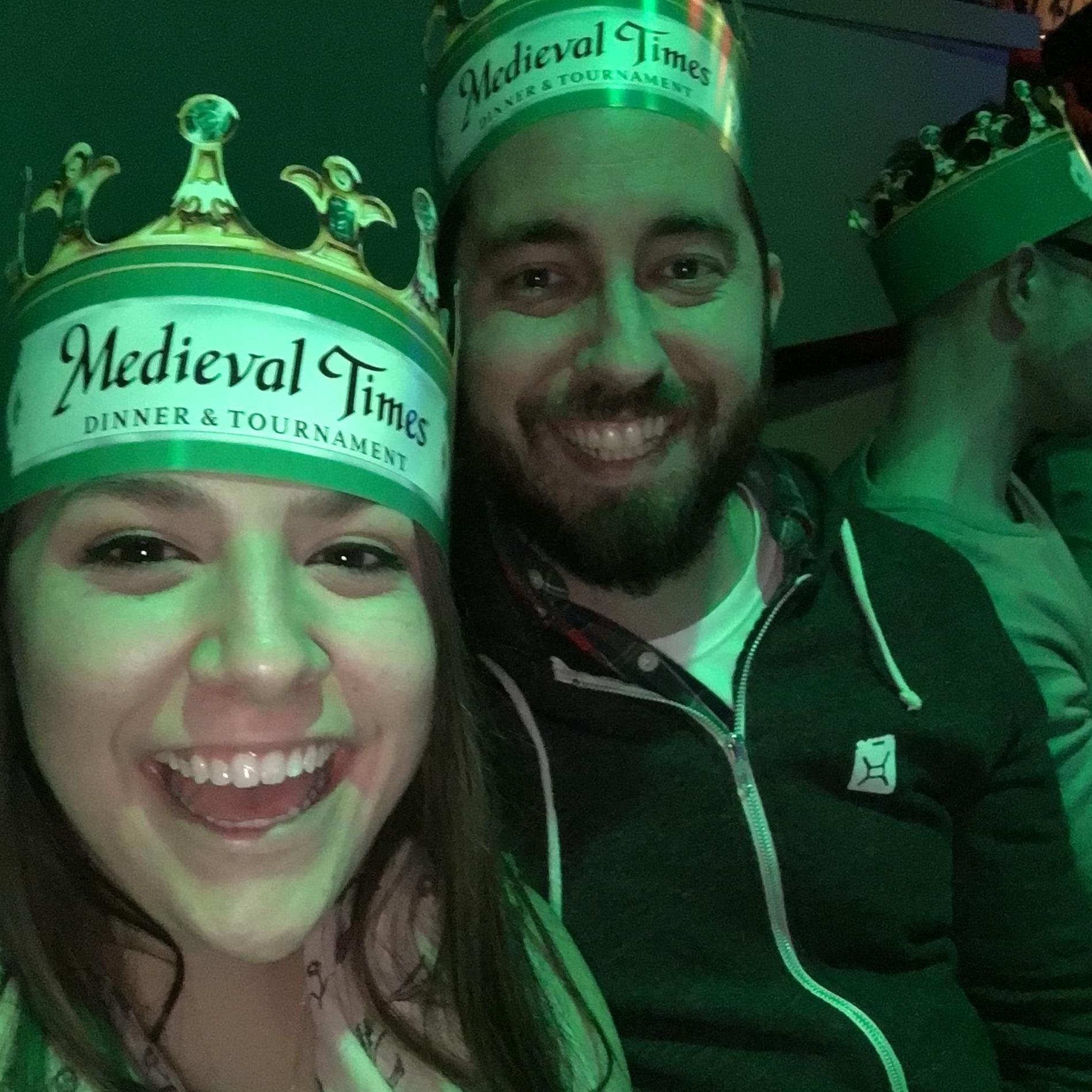 Medieval Times with David's family!