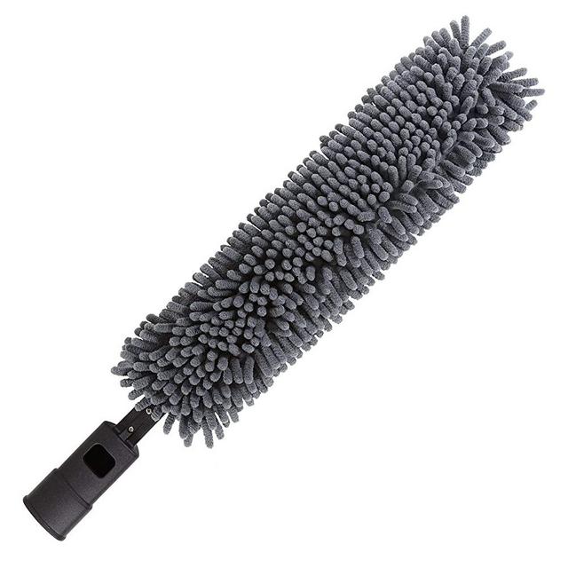 SWOPT Microfiber Flexible Duster Head – Washable Cleaning Pad for Hard to Reach or Tall Areas – Interchangeable with Other SWOPT Products for More Efficient Cleaning and Storage, Head Only, Handle Sold Separately, Refill Included, 5400C6