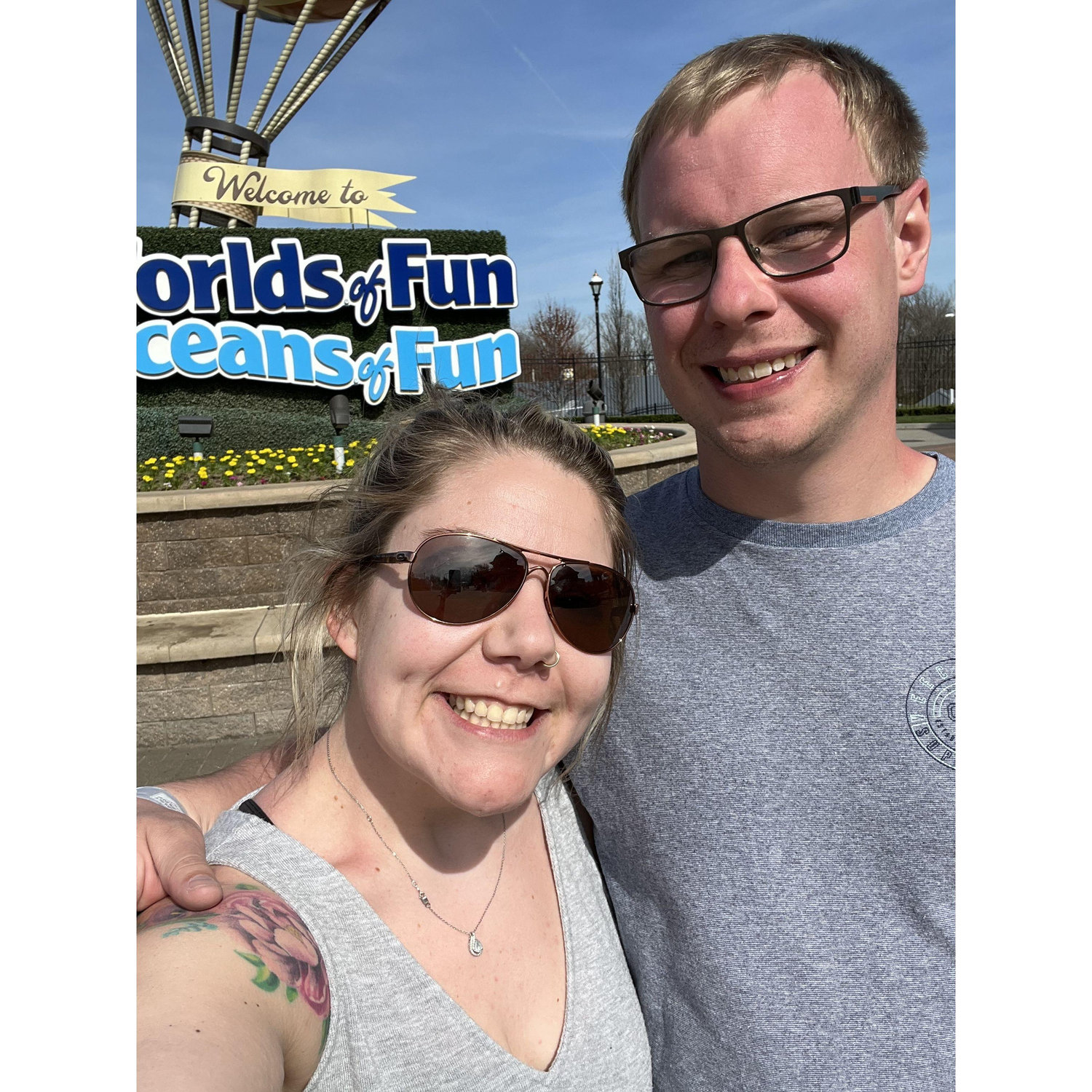Worlds of Fun in Kansas City - we both love the adrenaline rush, Katie however has crazy motion sickness. This was an interesting day, for sure!