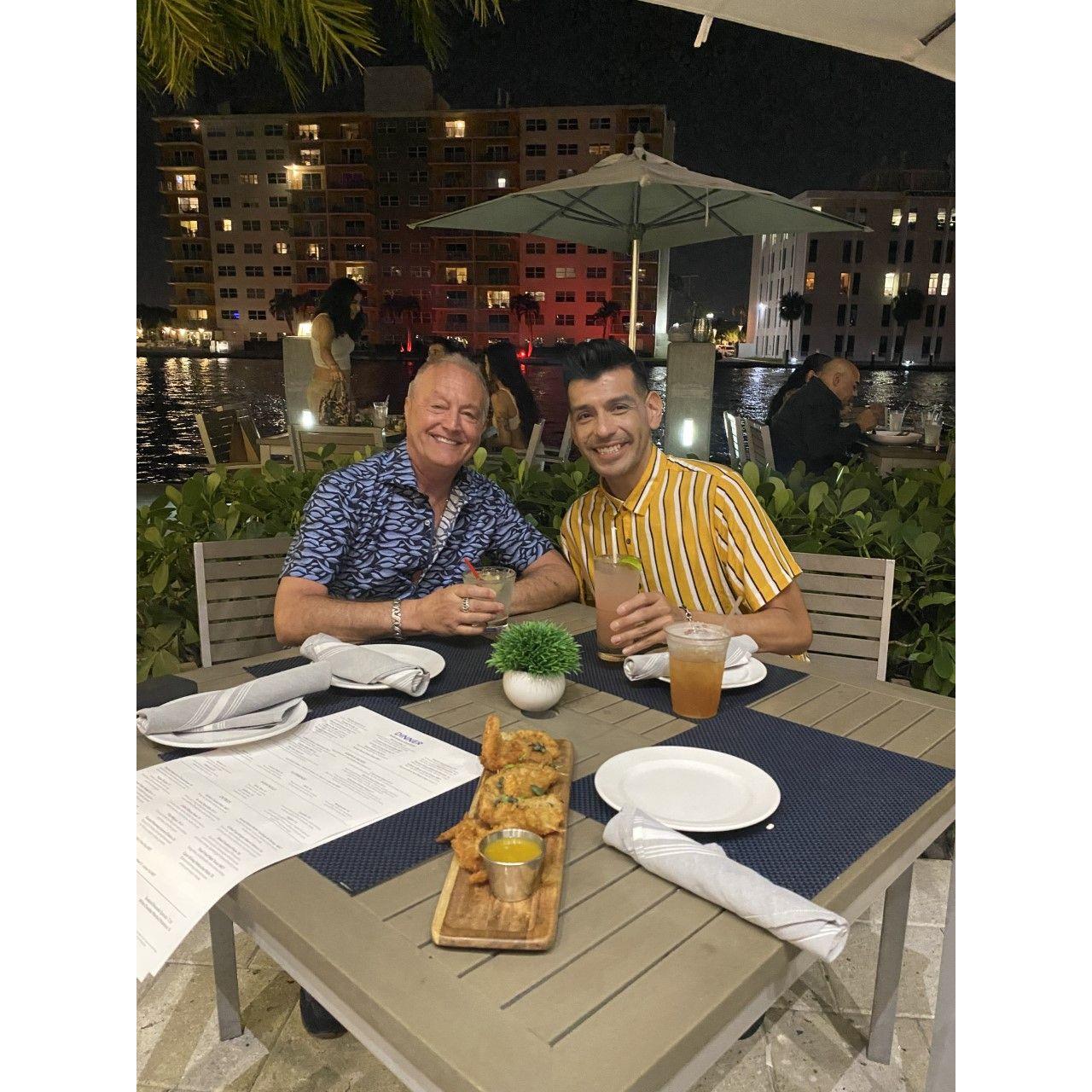Ocean front dinner (Fort Lauderdale, Fl. 2022)