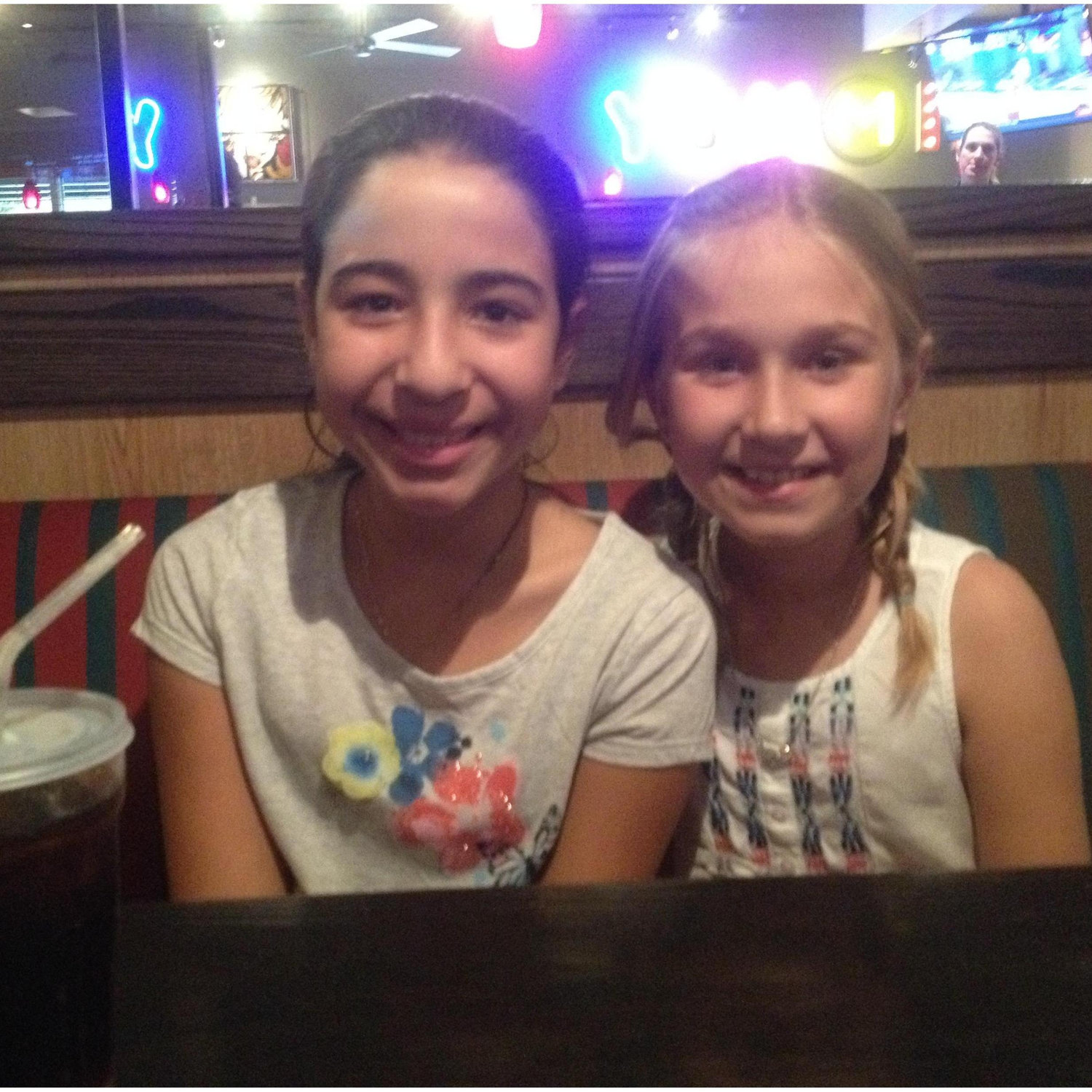 Jade and Tayla when they were so, so, so little!