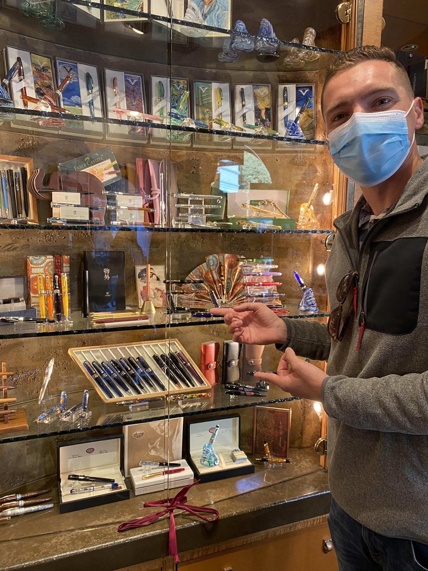 Jesse’s love of fountain pens in Carmel