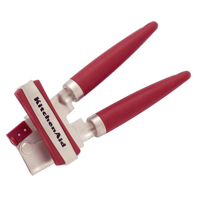 Kitchenaid¨ Manual Can Opener Stainless Steel With Silicone Grip Red