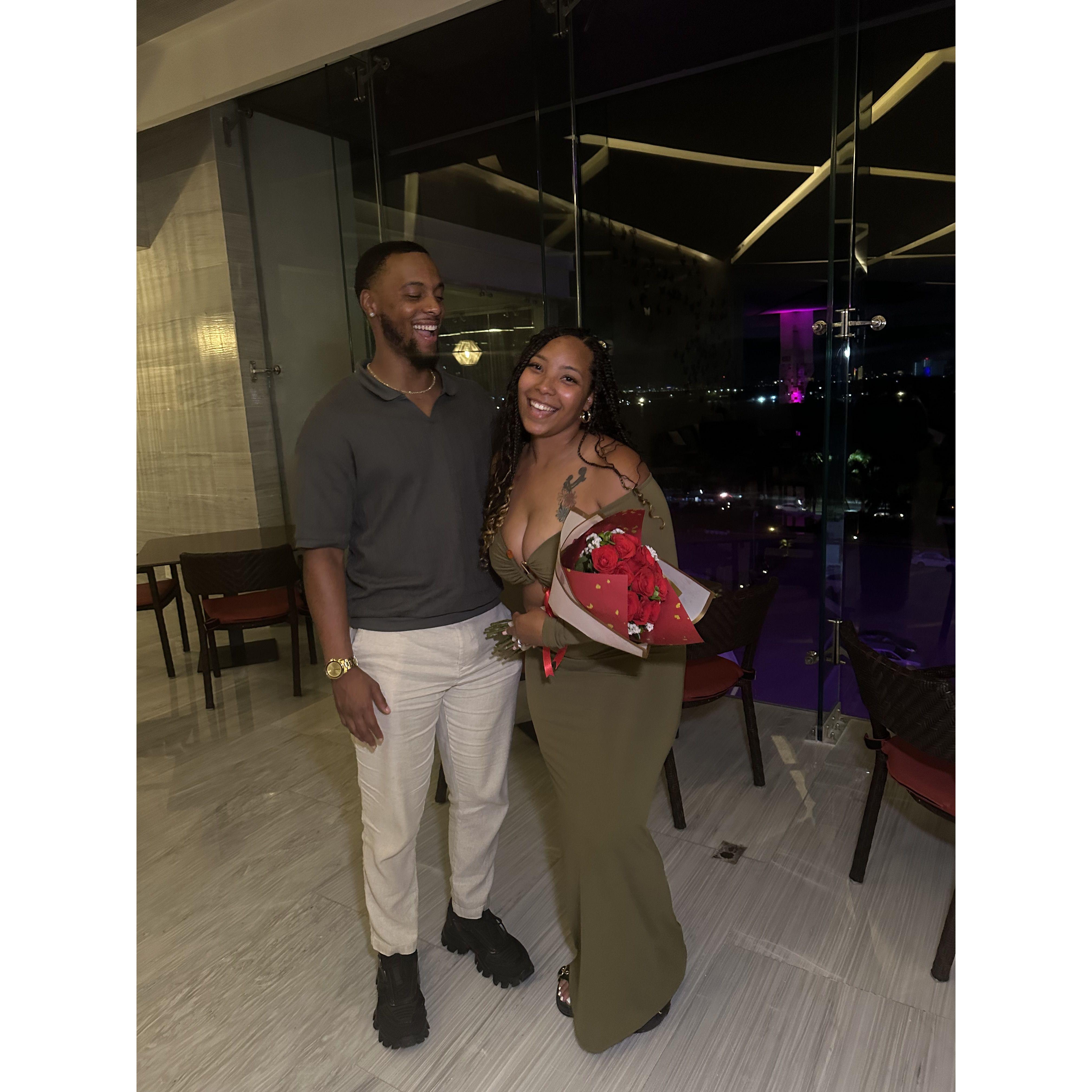 After our engagement we couldn’t stop smiling!