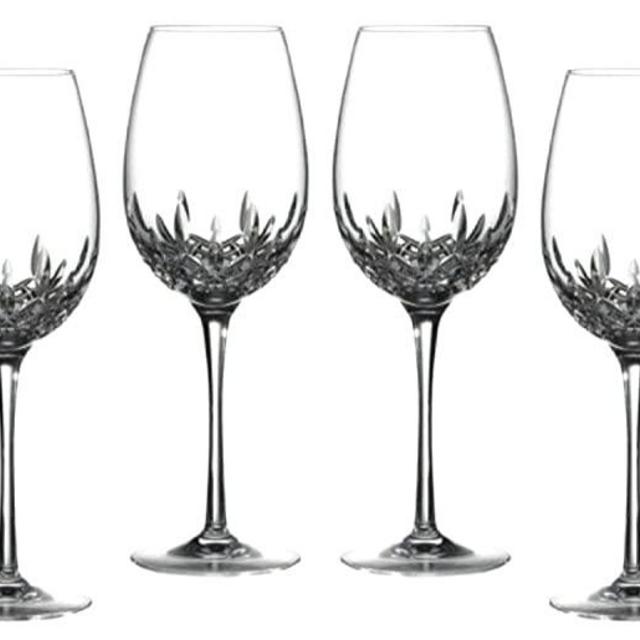 Waterford Crystal Lismore Essence Goblet Glasses Deluxe Gift Box, Set of 6