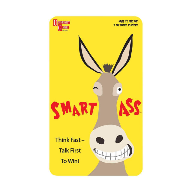 University Games Smart Ass Card Game and Booster Set