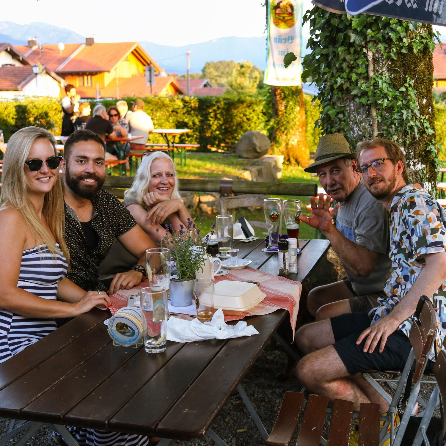 Here we are in Germany with Anna's mom Sabine, Step Dad Stephan, and brother Ben