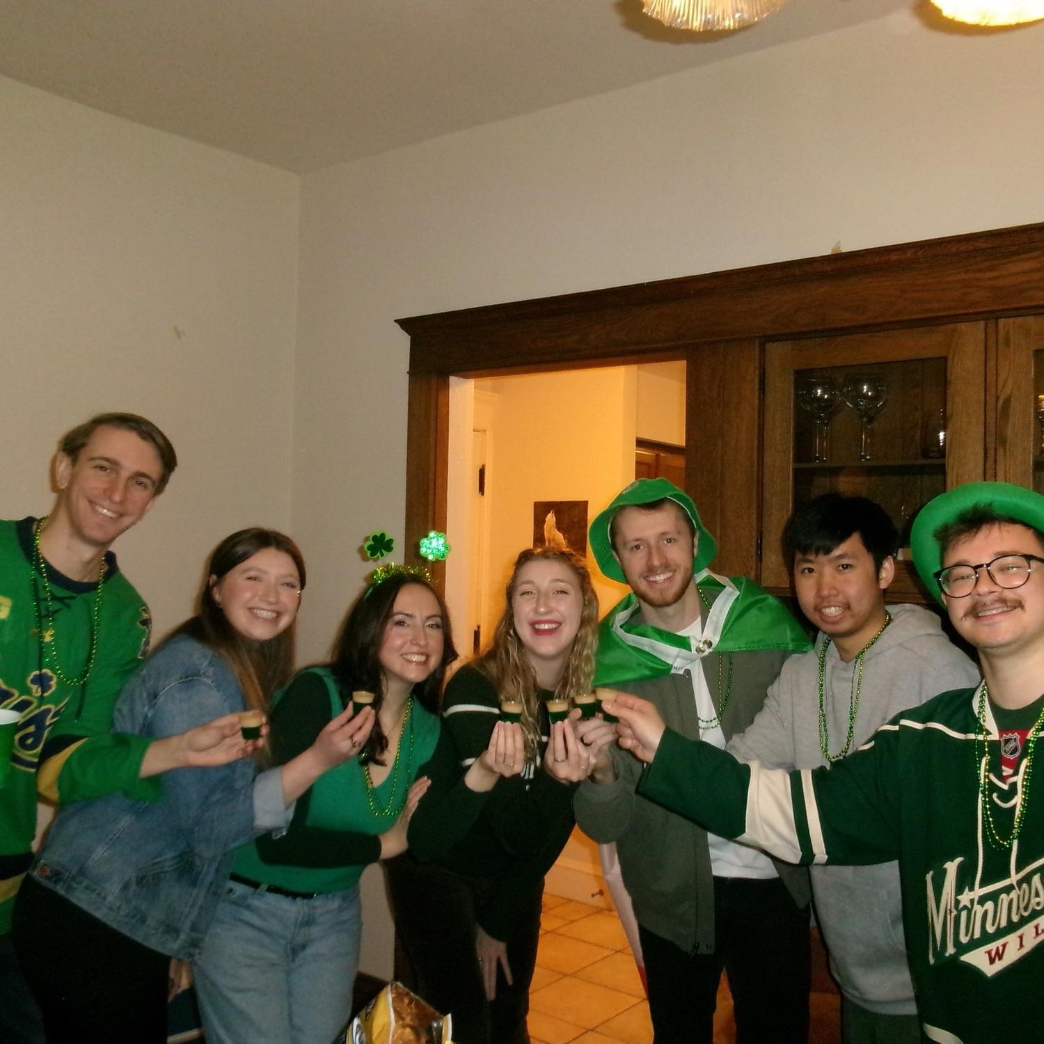 St Patrick’s weekend spent in Minnesota with Jenna, Cam, and Tommy