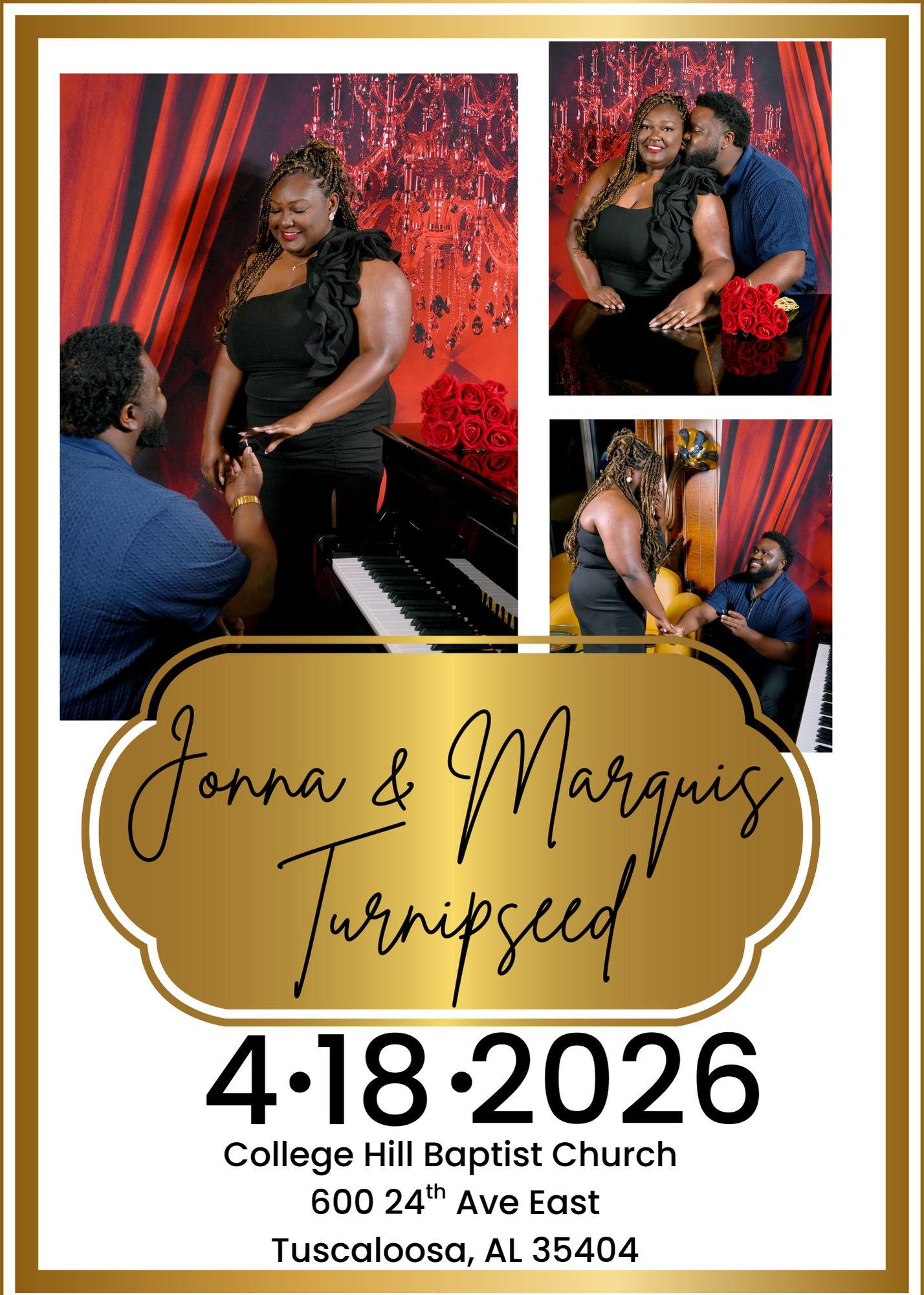 The Wedding Website of Jonna Foster and Marquis Turnipseed