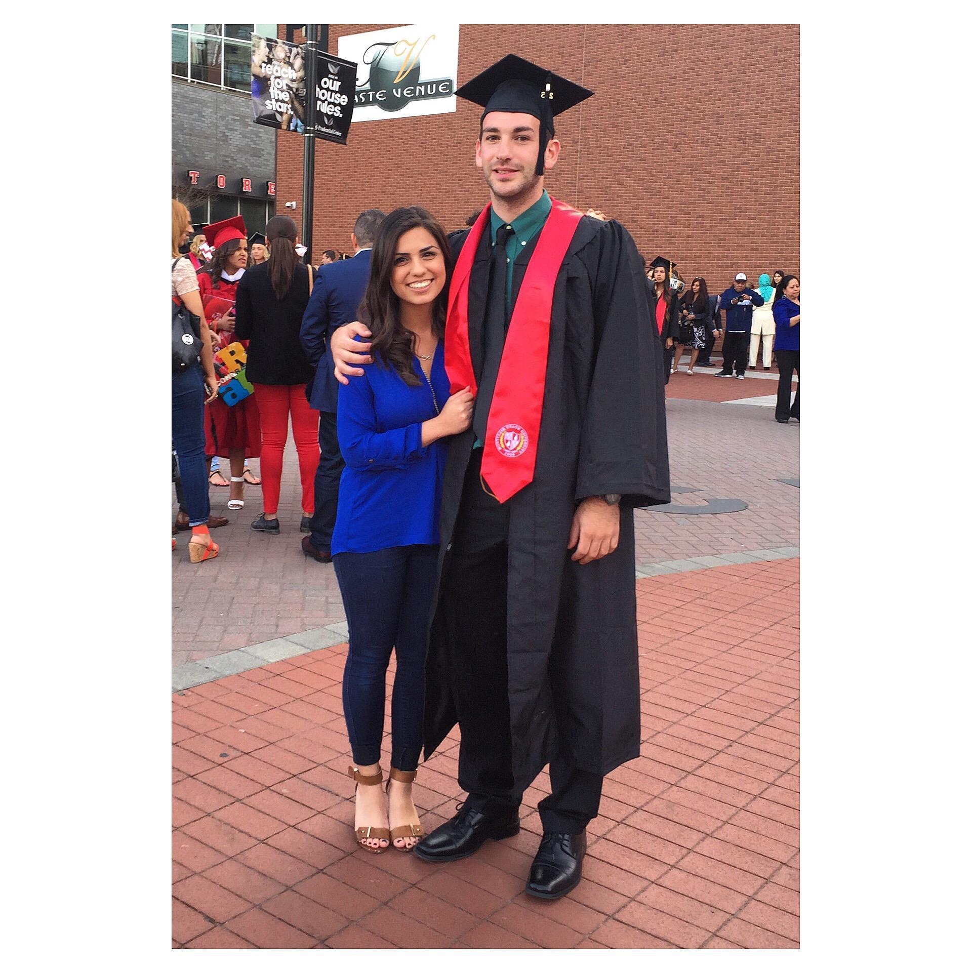 Mike's college graduation back in 2015!