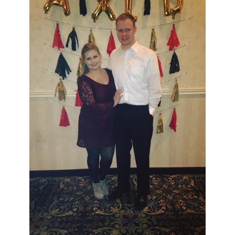 My date to my first Alpha Xi Delta formal!