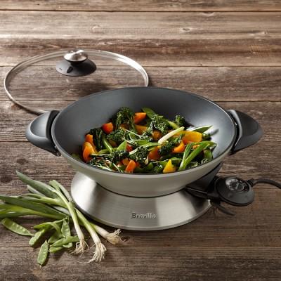 Breville Stainless-Steel Electric Wok, Model # BEW600XL