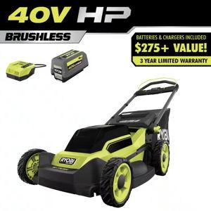 40V HP Brushless 20 in. Cordless Battery Walk Behind Push Lawn Mower with 6.0 Ah Battery and Charger