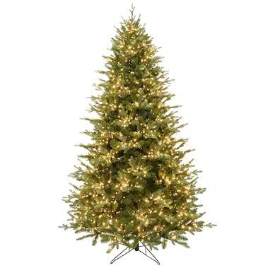 Holiday Living 7.5-ft New Kensington Pine Pre-lit Artificial Christmas Tree with Color Changing LED Lights