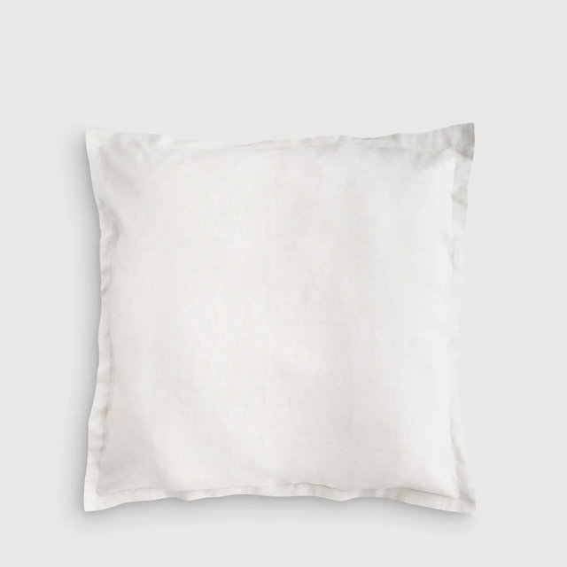 European Linen Euro Sham (White)