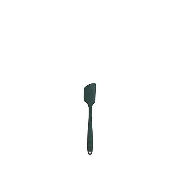 GIR: Get It Right Premium Silicone Spatula - Non-Stick Heat Resistant Kitchen Spatula - Perfect for Baking, Cooking, Scraping, and Mixing - Mini - 8 IN, Dark Green