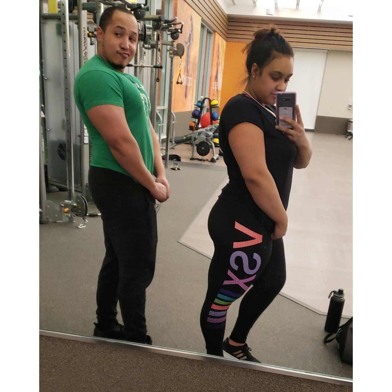 Always in the gym together...