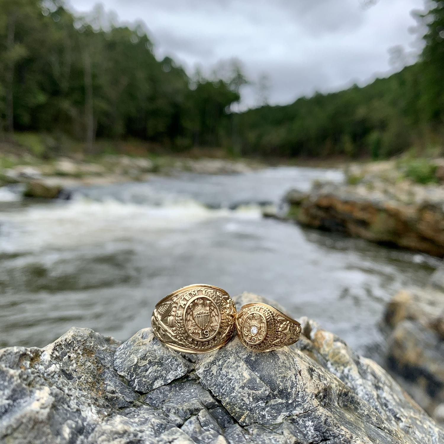 The one where we took our first Aggie ring picture in Brokenbow, Oklahoma!