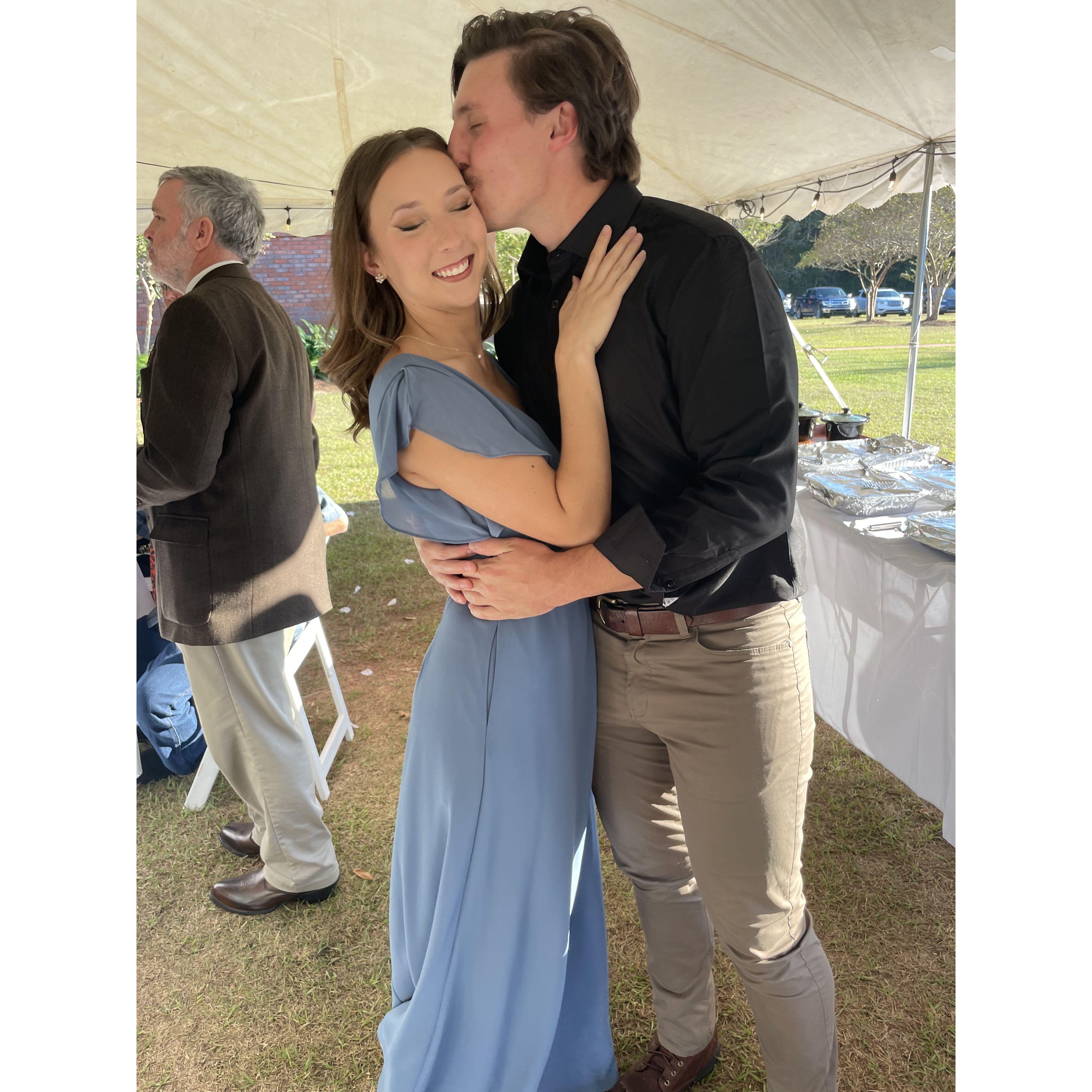 another wedding, exactly one year before our own!!