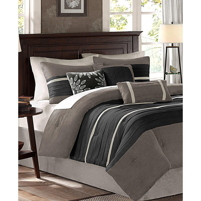 Madison Park Palmer Microsuede 7-Pc. King Comforter Set