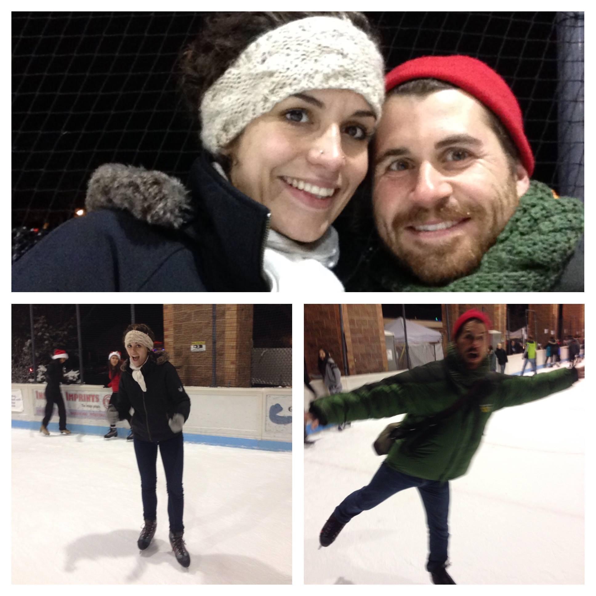 Early dates and winter skates. Boulder, CO. December 2015.