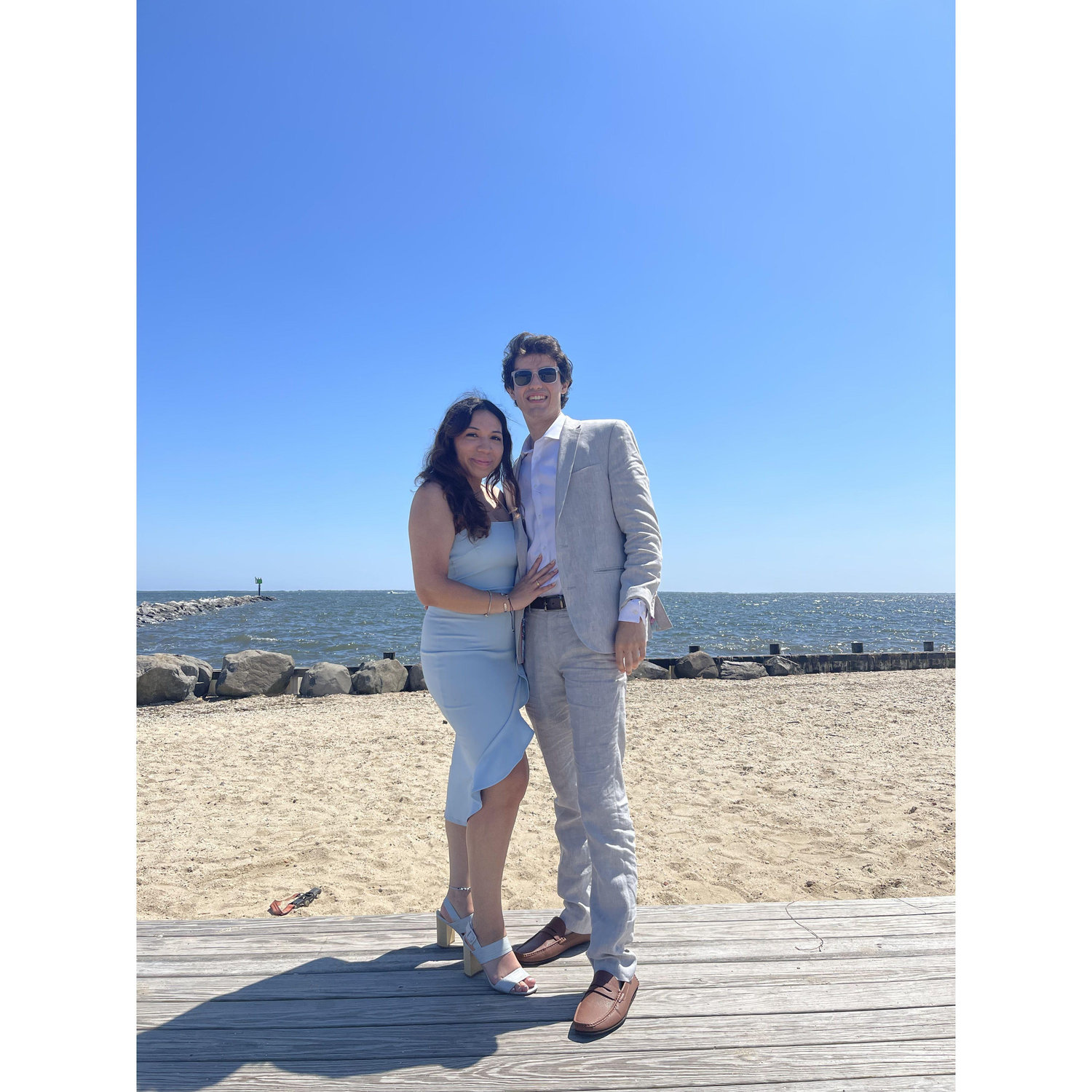 Our first wedding together! Shout out to Janice & Greg
