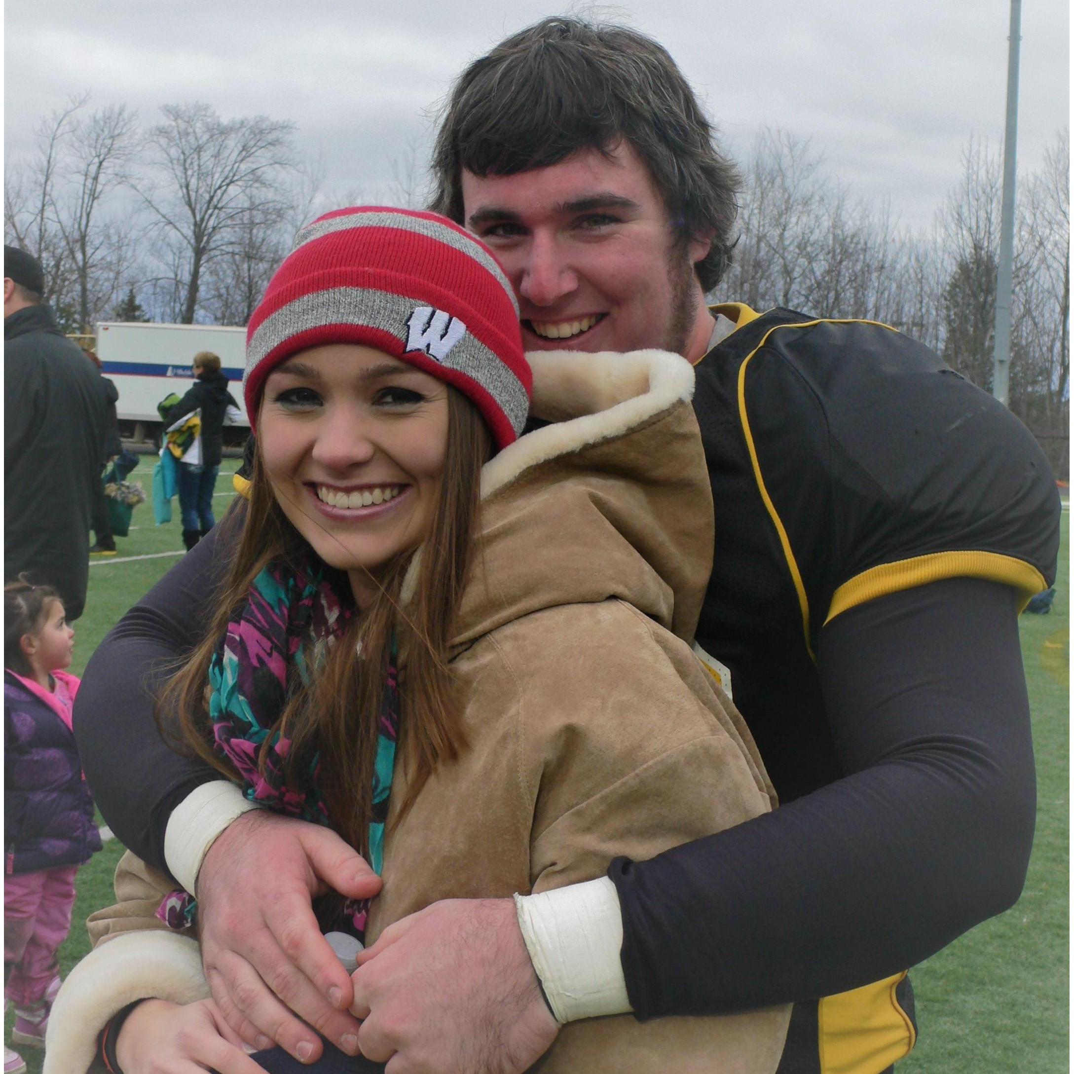 Our Favorite Football Picture together!