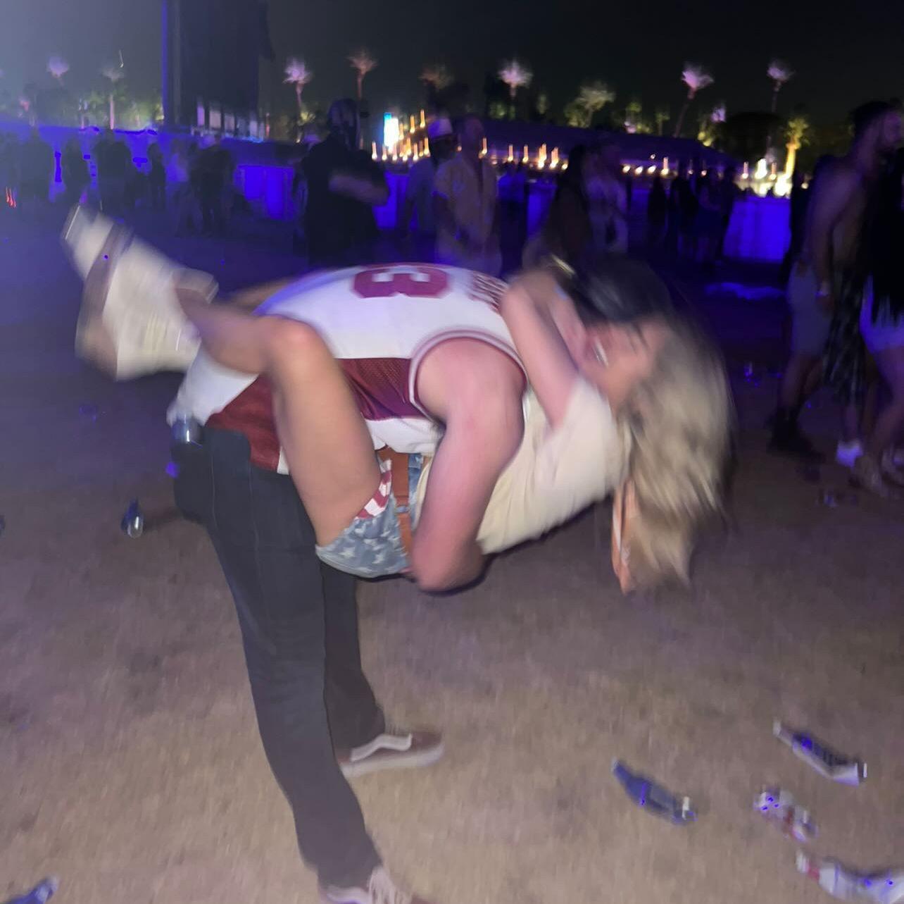 Austin & Kelsie dancing at Stagecoach 2022, when they first connected.