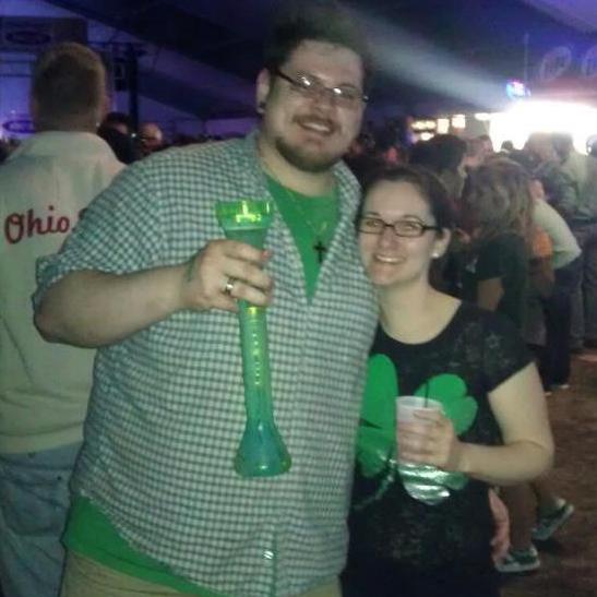 Our first St. Patrick's Day together, 2012