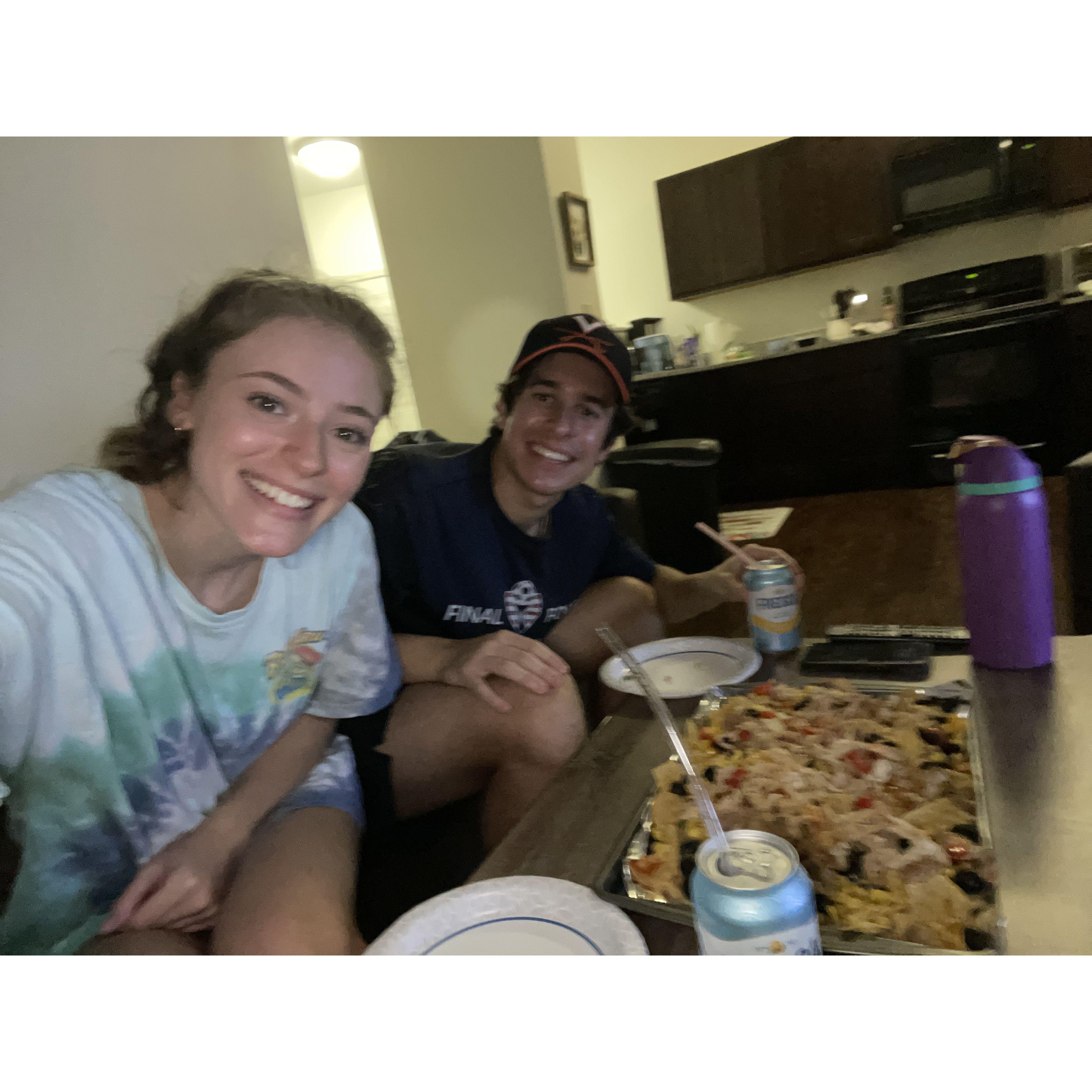 We love homemade nachos!