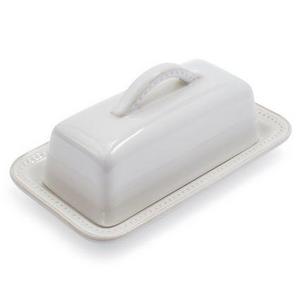 Pearl Stoneware Butter Dish