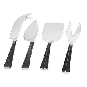 Ridge Cheese Knives, Set of 4
