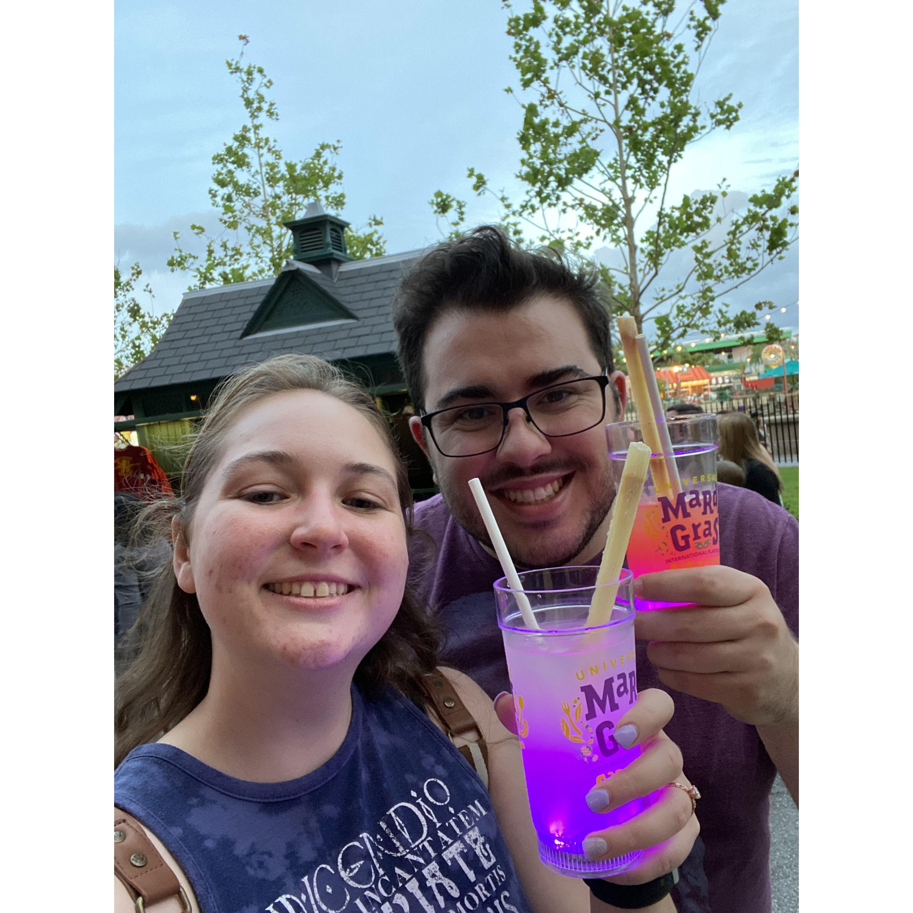 First Universal Date as Fiancés