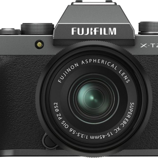 Fujifilm - X Series X-T200 Mirrorless Camera with XC 15-45mm f/3.5-5.6 OIS PZ Lens - Dark Silver