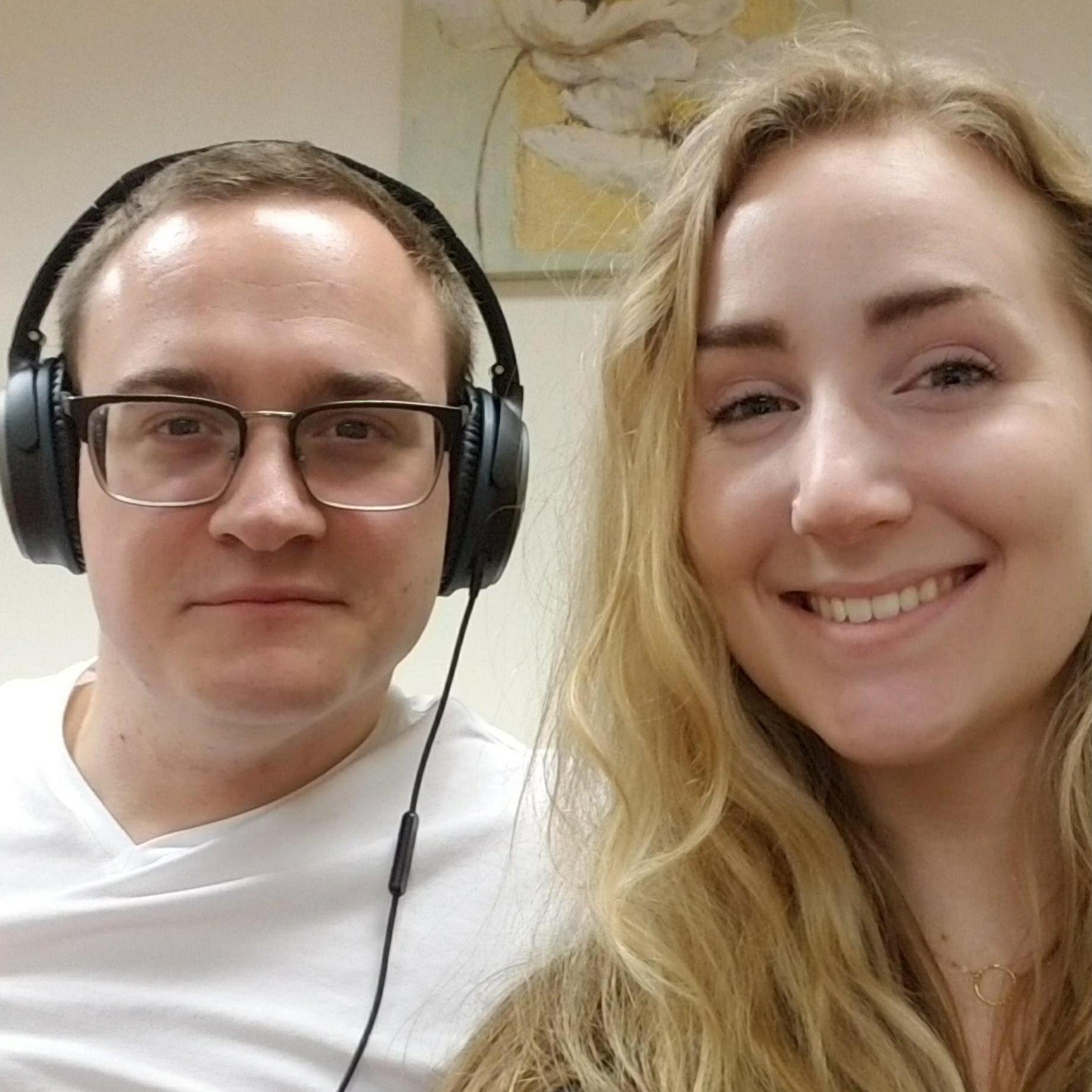 Surgery time! Only 50% smiles here...