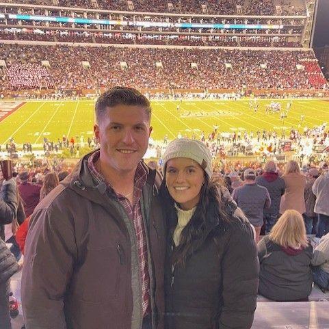 Sean takes Justine to her first SEC football game at Mississippi State!