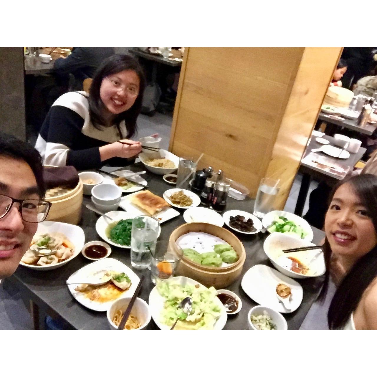 The day we celebrate our civil ceremony in Din Tai Fung 2017