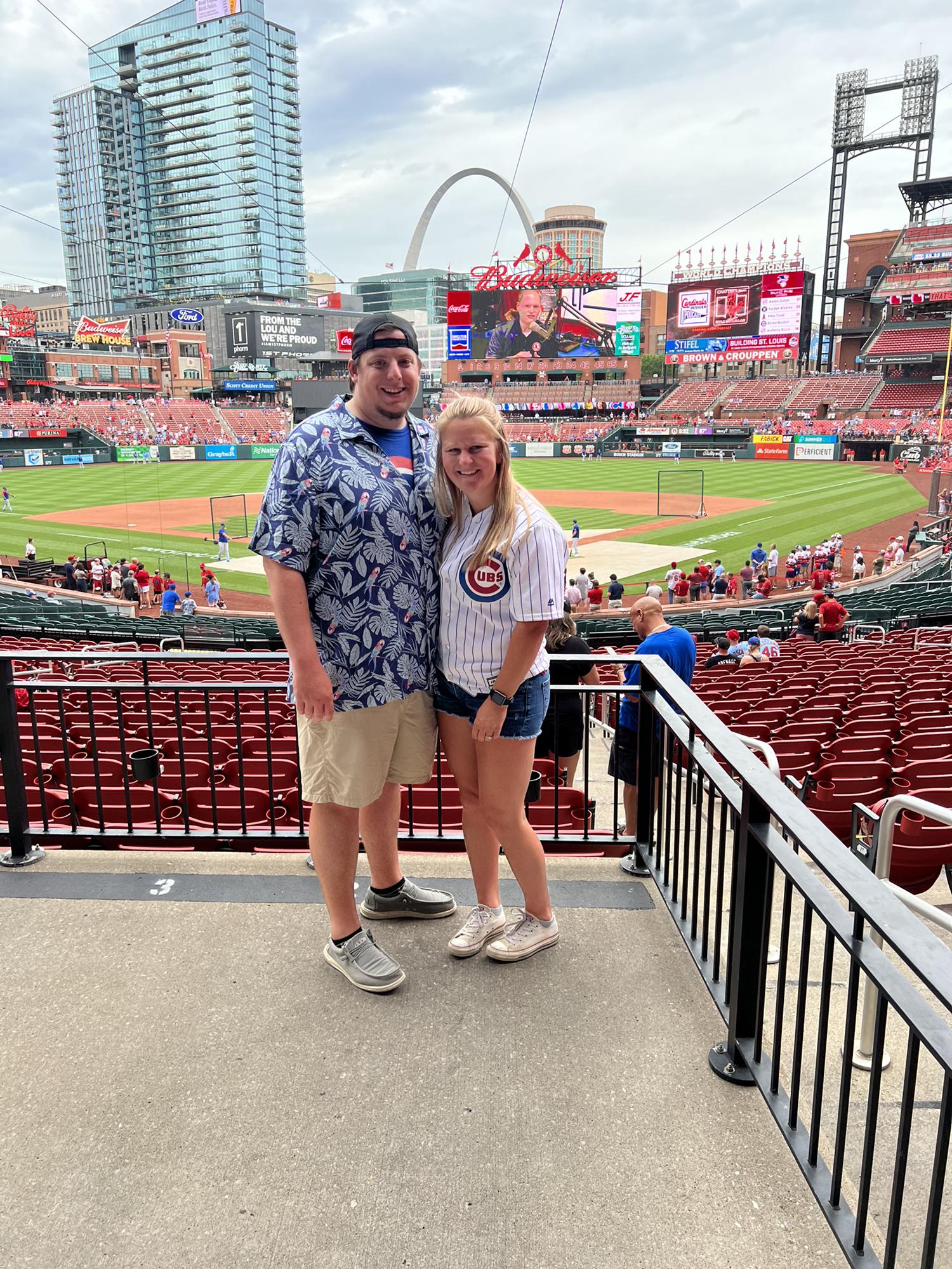 Cubs game in St. Louis