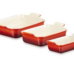Heritage 3-Piece Rectangular Baking Dish Set