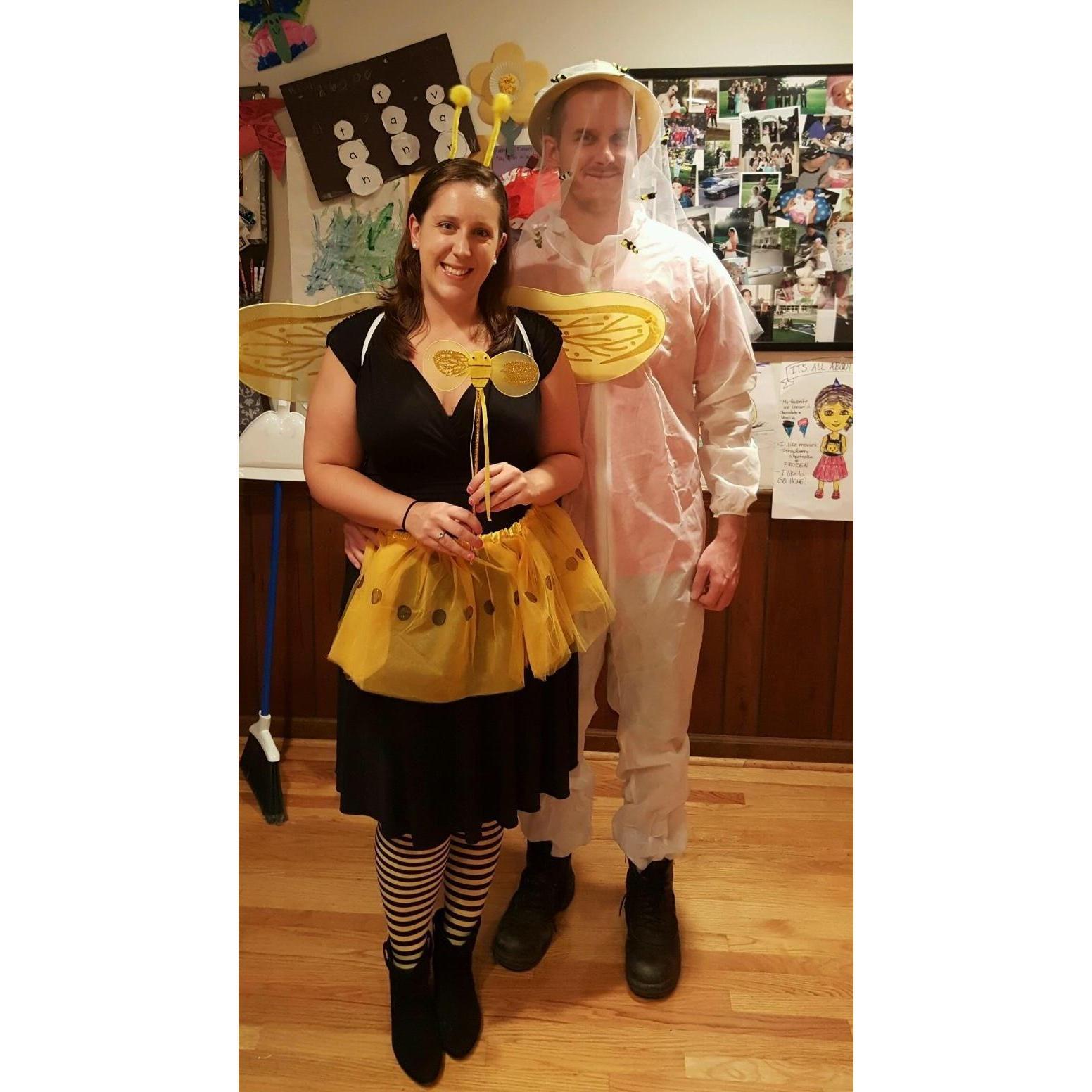 Halloween! Bee and beekeeper! 10/2016