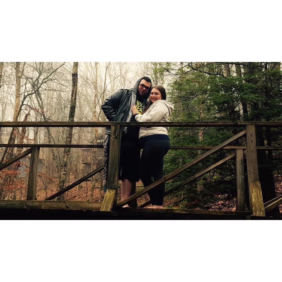 On our engagement trip