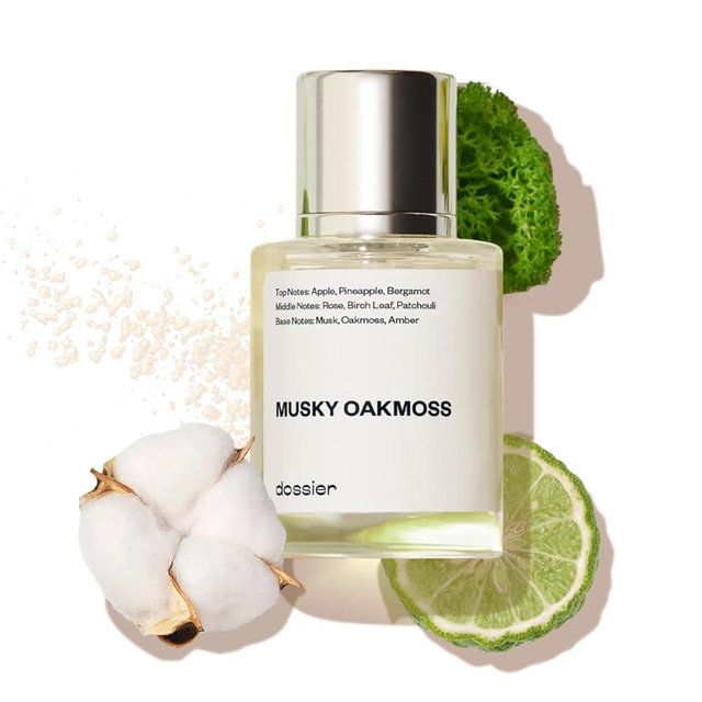 Dossier - Musky Oakmoss - Eau de Parfum - Inspired by Aventus - Long-Lasting Fragrance - Masculine - 1.7 fl oz (50ml)