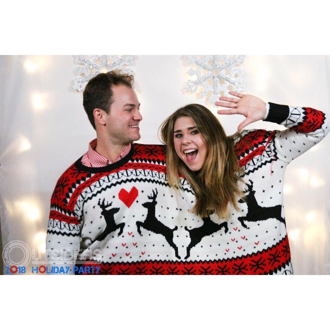 Love is better in a two person sweater!