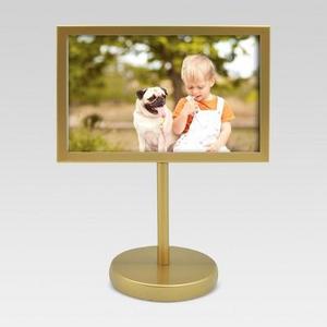 Pedestal Single Image Frame 4x6 - Brass - Project 62™