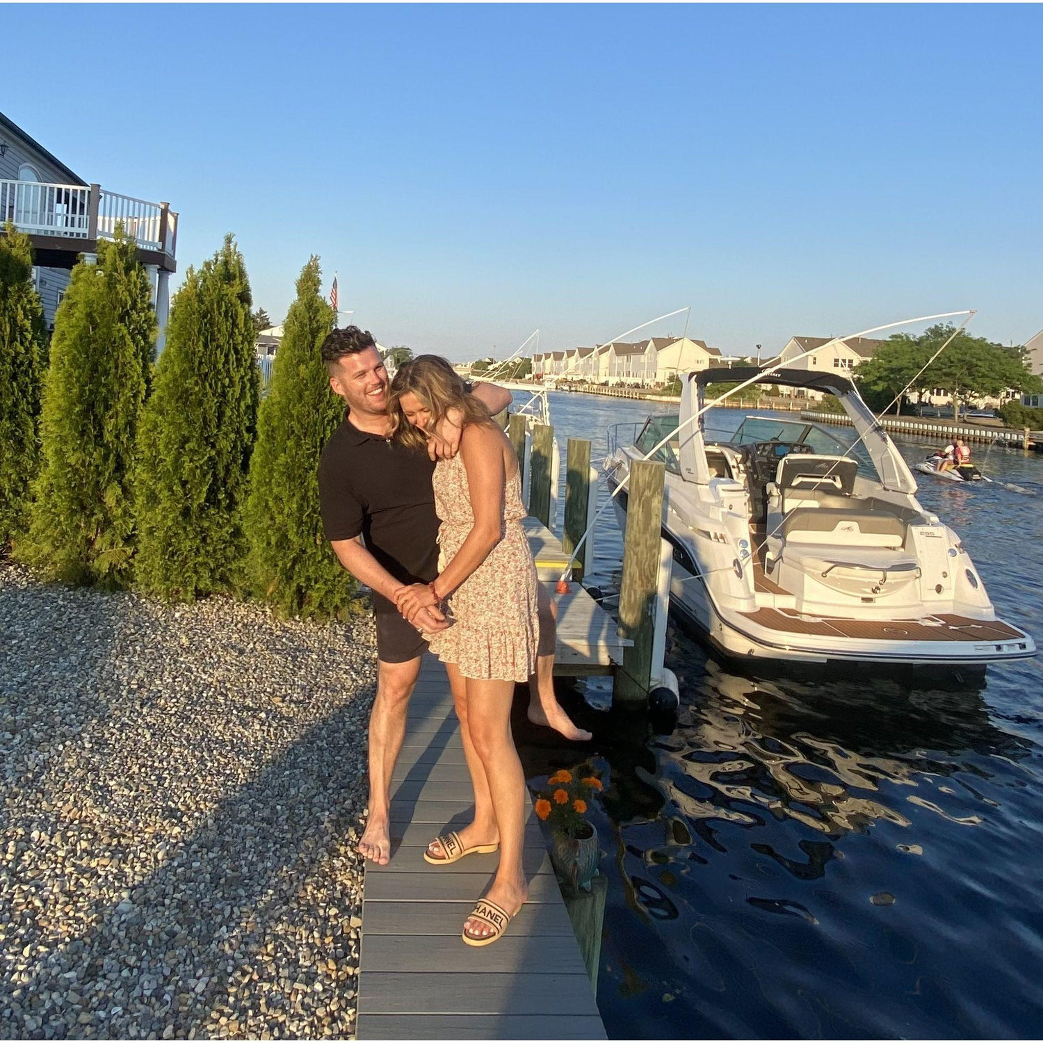 One of our first trips down the shore together was for Len & Emily's pre-wedding party. Michael met many of Katie's extended family that weekend and left a lasting impression!